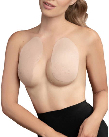BYE-BRA - REALZADOR PECHOS + 3 PARES DE SATEN BEIGE COPA A/C