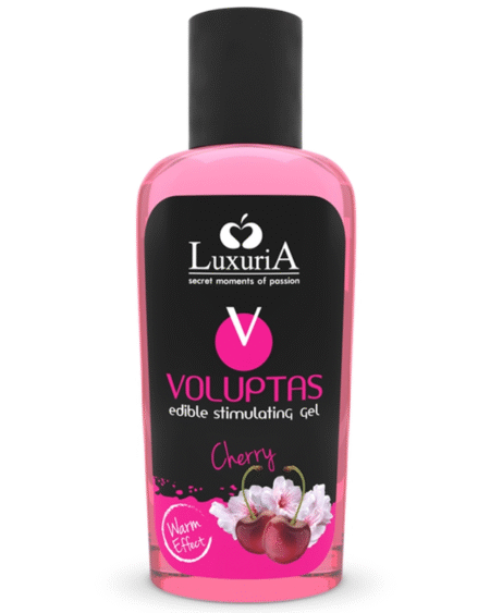 INTIMATELINE LUXURIA - VOLUPTAS GEL MASAJE COMESTIBLE EFECTO CALOR - CEREZA 100 ML