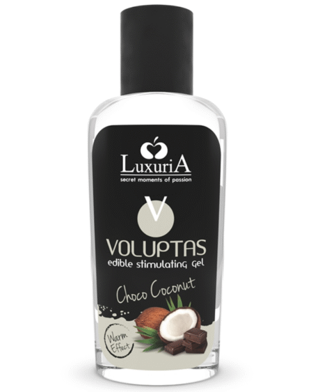 INTIMATELINE LUXURIA - VOLUPTAS GEL MASAJE COMESTIBLE EFECTO CALOR - COCO Y CREMA 100 ML
