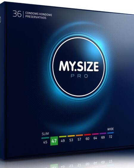 MY SIZE - PRO PRESERVATIVOS 47 MM 36 UNIDADES