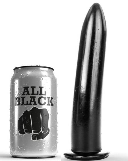 ALL BLACK - DILATADOR ANAL Y VAGINAL 20 CM