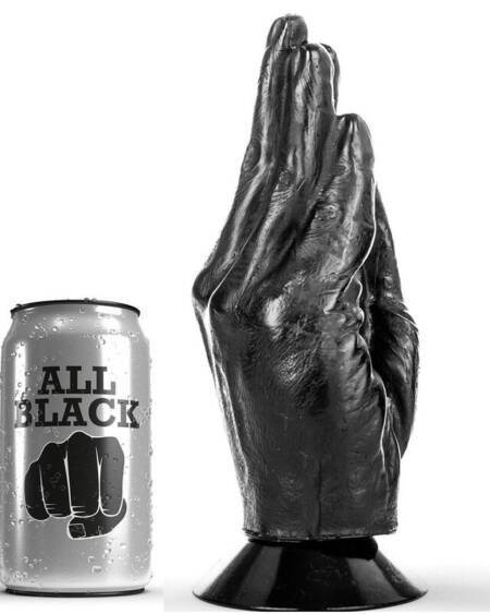 ALL BLACK - DILDO FISTING 21 CM