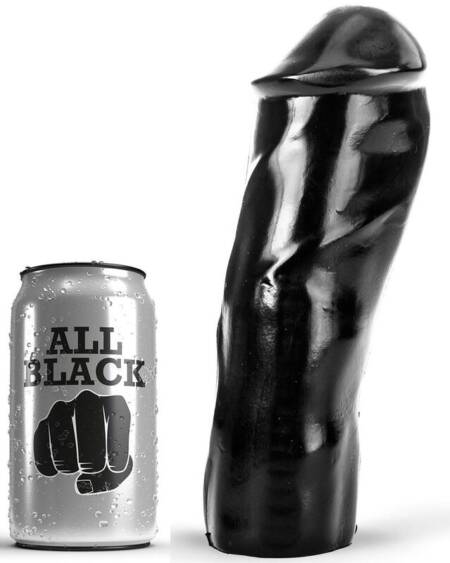 ALL BLACK - DILDO REALÍSTICO 20 CM