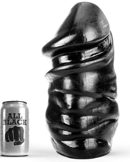 ALL BLACK - PENE ANAL 33 CM
