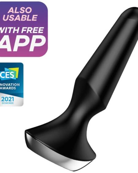 SATISFYER - PLUG ILICIOUS 2 PLUG VIBRADOR NEGRO