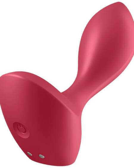 SATISFYER - BACKDOOR LOVER PLUG ANAL VIBRADOR ROJO