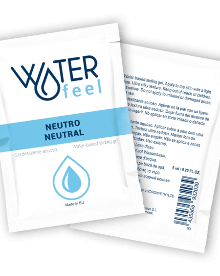 WATERFEEL - GEL DESLIZANTE BASE AGUA NEUTRO 6 ML