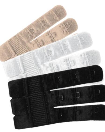 BYE-BRA - EXTENSORES DE CONTORNO FLEXIBLES 3 GANCHOS 3 UDS