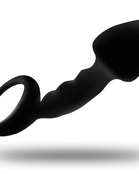 OHMAMA - PLUG ANAL ACANALADO CON ANILLA