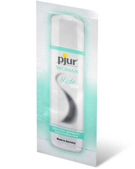 PJUR - WOMAN NUDE LUBRICANTE BASE AGUA 2 ML