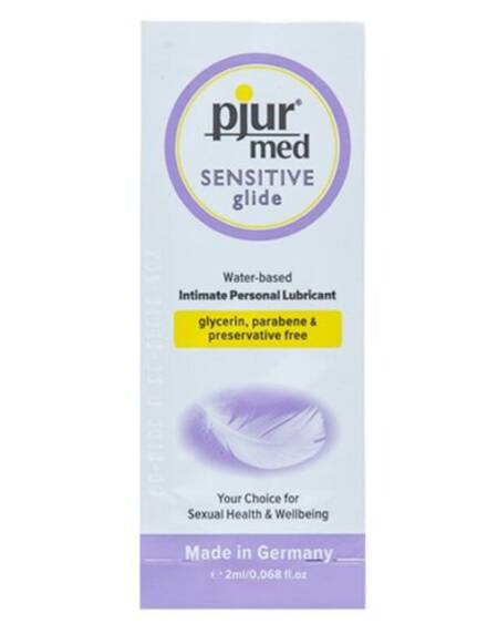 PJUR - MED SENSITIVE GLIDE LUBRICANTE BASE AGUA 2 ML