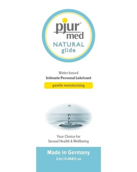 PJUR - MED NATURAL LUBRICANTE BASE AGUA 2 ML