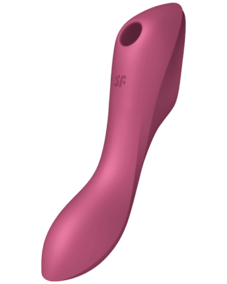 SATISFYER - CURVY TRINITY 3 ESTIMULADOR Y VIBRADOR ROJO
