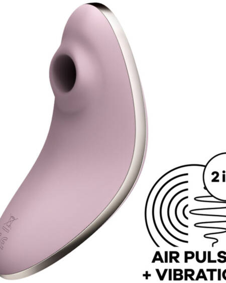 SATISFYER - VULVA LOVER 1 ESTIMULADOR Y VIBRADOR VIOLETA