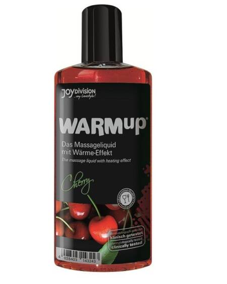 JOYDIVISION WARMUP - ACEITE DE MASAJE EFECTO CALOR CEREZA 150ML