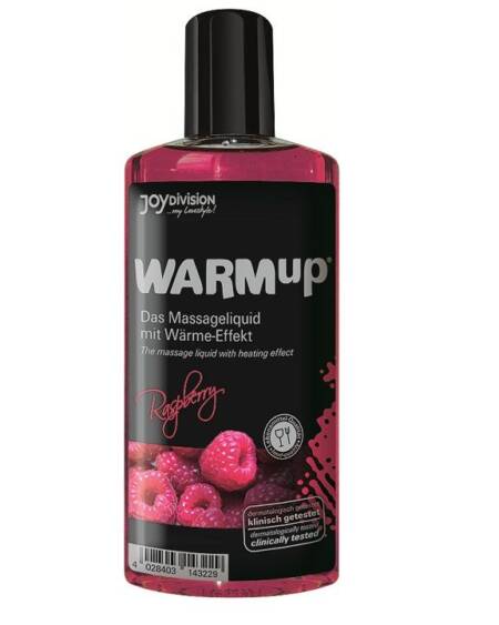 JOYDIVISION WARMUP - ACEITE DE MASAJE EFECTO CALOR FRAMBUESA 150ML