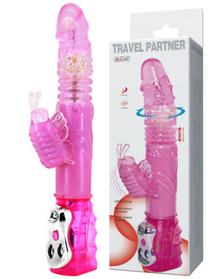 BAILE - TRAVEL PARTNER ROTADOR UP & DOWN RABBIT ROSA