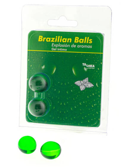 TALOKA - BRAZILIAN BALLS GEL ÍNTIMO MENTA 2 BOLAS