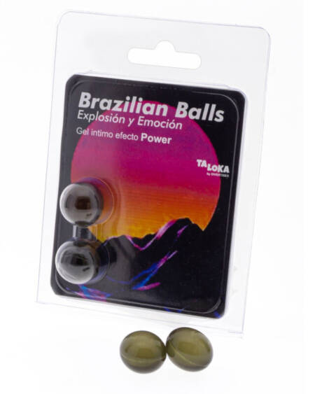 TALOKA - BRAZILIAN BALLS GEL EXCITANTE EFECTO POWER 2 BOLAS