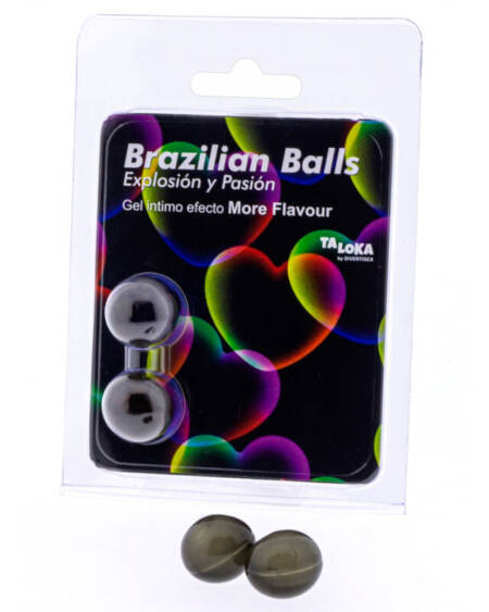 TALOKA - BRAZILIAN BALLS GEL EXCITANTE EFECTO MORE FLAVOUR 2 BOLAS