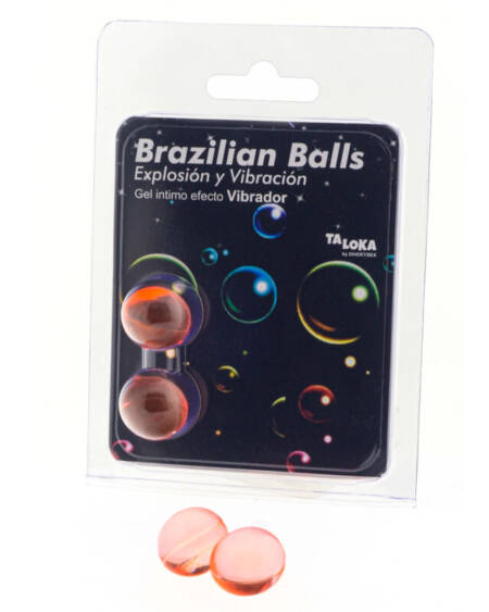 TALOKA - BRAZILIAN BALLS GEL EXCITANTE EFECTO VIBRACIÓN 2 BOLAS