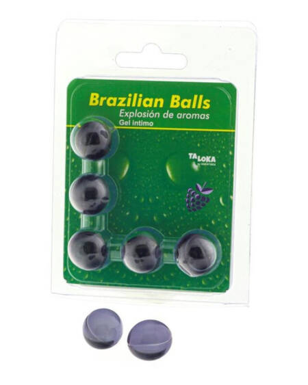 TALOKA - BRAZILIAN BALLS GEL ÍNTIMO FRUTAS DEL BOSQUE 5 BOLAS