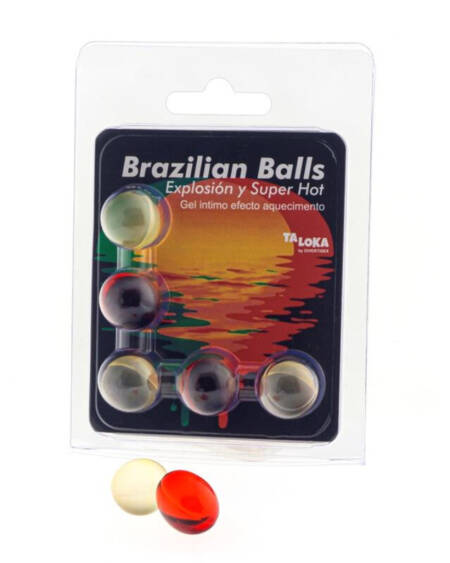 TALOKA - BRAZILIAN BALLS GEL EXCITANTE EFECTO SUPER CALIENTE 5 BOLAS