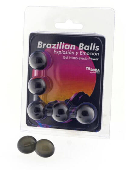 TALOKA - BRAZILIAN BALLS GEL EXCITANTE EFECTO POWER 5 BOLAS