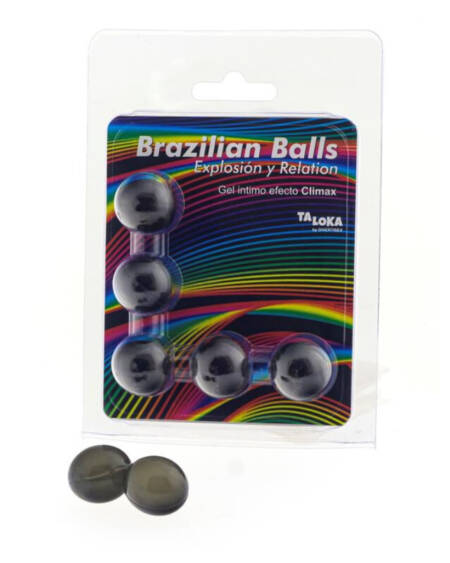 TALOKA - BRAZILIAN BALLS GEL EXCITANTE EFECTO CLIMAX 5 BOLAS