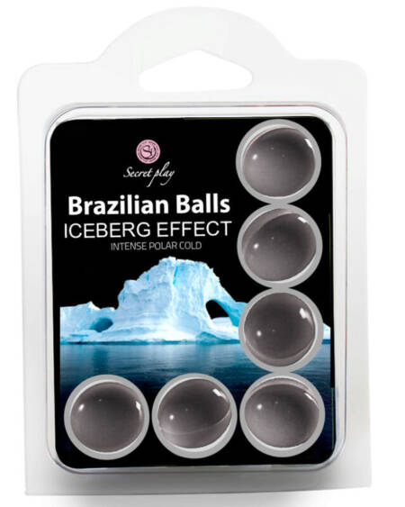 SECRET PLAY SET 6 BRAZILIAN BALLS EFECTO ICEBERG