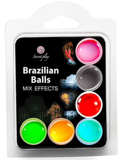 SECRET PLAY SET 6 BRAZILIAN BALLS MIX EFECTOS