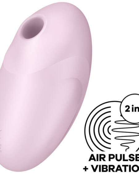 SATISFYER - VULVA LOVER 3 ESTIMULADOR Y VIBRADOR ROSA