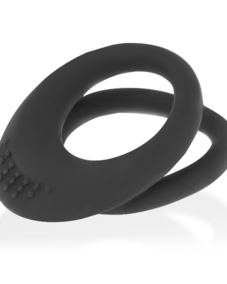 OHMAMA FETISH - DOBLE ANILLO SILICONA 3.5 CM /4.5 CM