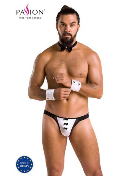 PASSION - 036 SLIP ALFROJO NEGRO L/XL