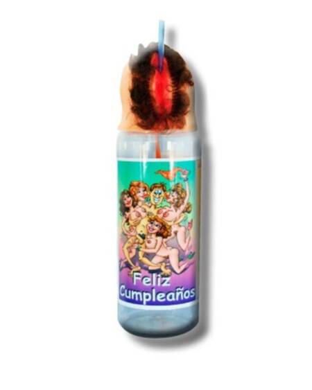 DIABLO PICANTE - BOTELLA LABIOS CUMPLEAÑOS CARNE 750 ML