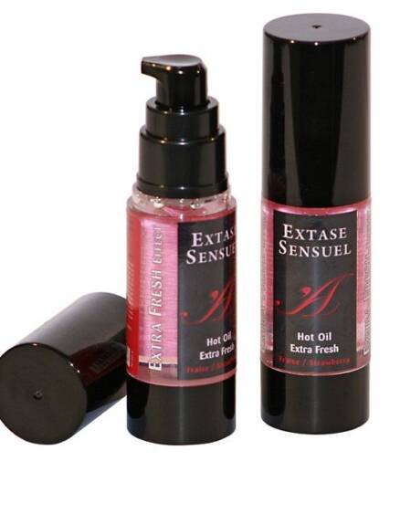 EXTASE SENSUAL - ACEITE MASAJE EFECTO EXTRA FRESH FRESA 30 ML