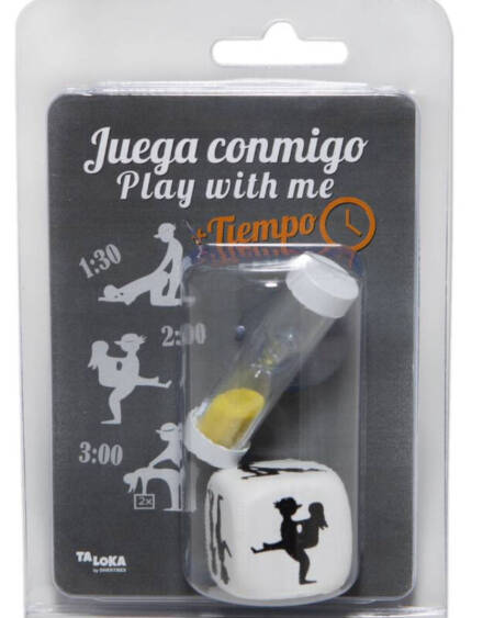 TALOKA - DADO C/ POSICIONES+ RELOJ DE ARENAJUEGA CONMIGO