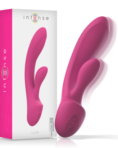 INTENSE - LUIGI VIBRADOR RABBIT SILICONA LIQUIDA ROSA