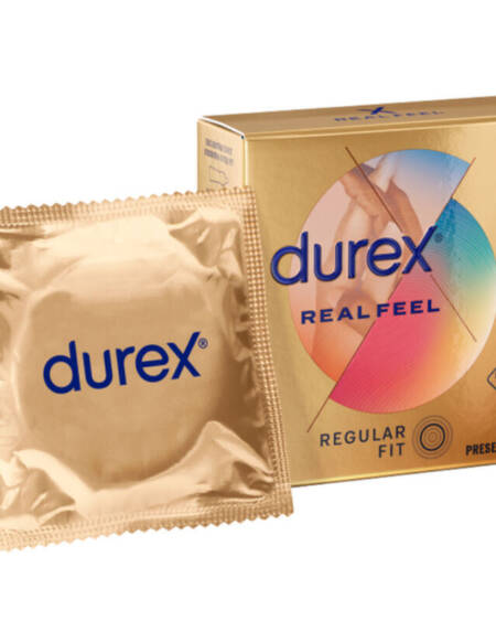 DUREX - REAL FEEL PRESERVATIVOS 3 UNIDADES