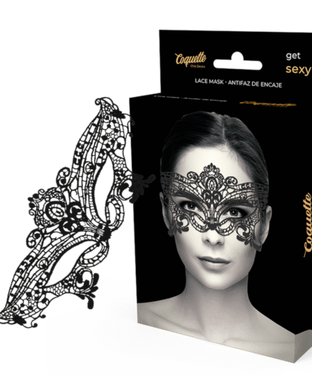 COQUETTE CHIC DESIRE - ANTIFAZ ENCAJE NEGRO ANCHO