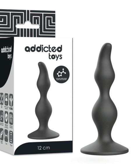 ADDICTED TOYS - ANAL SEXUAL PLUG 12 CM NEGRO