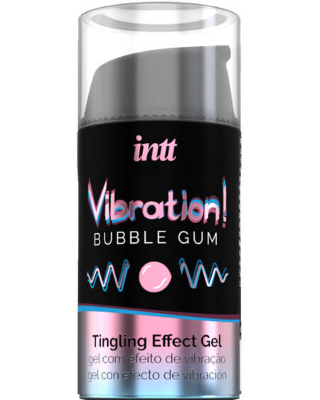 INTT - POTENTE ESTIMULANTE ÍNTIMO GEL VIBRADOR LIQUIDO CHICLE 15ML
