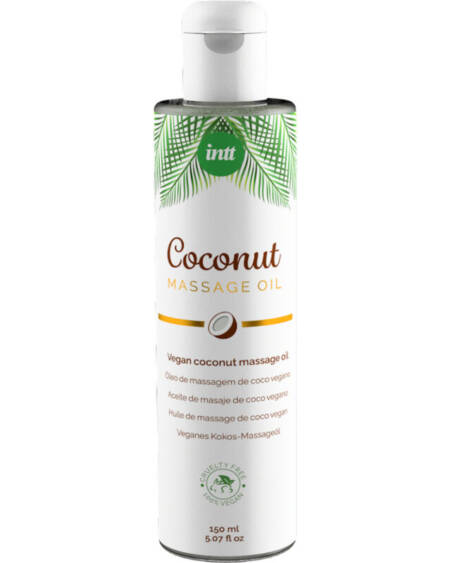 INTT - ACEITE DE MASAJE VEGANO DULCE CON SABOR A COCO RELAJANTE