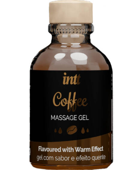 INTT MASSAGE & ORAL SEX - GEL DE MASAJE SABOR A CAFÉ EFECTO CALOR