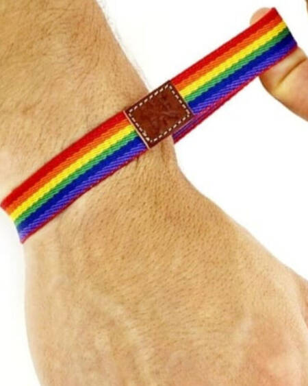 PRIDE - PULSERA CHICO GOMA LUJO ORGULLO
