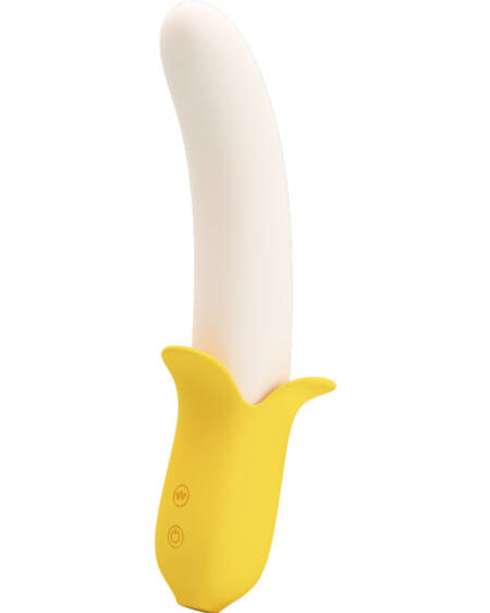 PRETTY LOVE - BANANA GEEK SUPER POWER 7 VIBRACIONES UP&DOWN SILICONA NEGRO