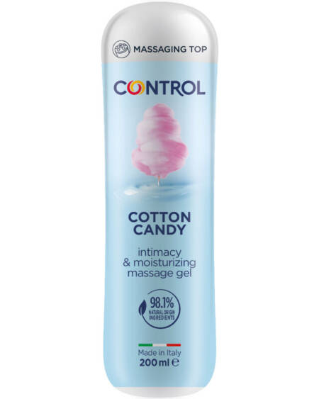 CONTROL - MASAJE GEL 3 EN 1 ALGODÓN DE AZÚCAR 200 ML