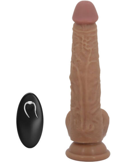 PRETTY LOVE - JONATHAN DILDO SILICONA 3 VIBRACIONES + 3 MEDIDAS INSERCIÓN CONTROL REMOTO 21 CM