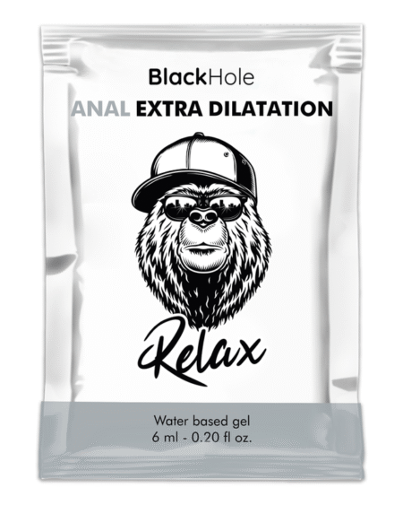 BLACK HOLE - GEL BASE AGUA DILATACIÓN ANAL 6 ML MONODOSIS