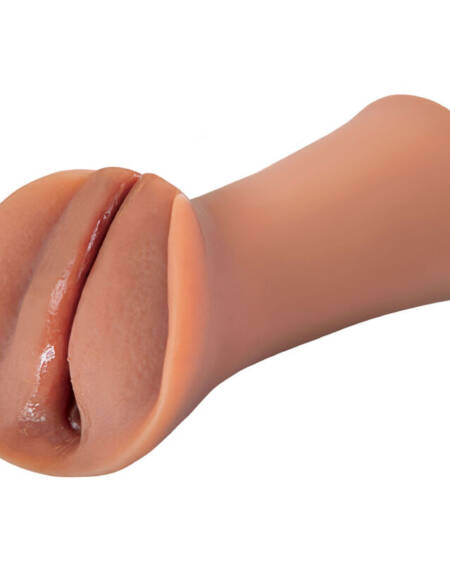 FETISH FANTASY EXTREME - MASTURBADOR MASCULINO SILICONA SLIPPERY SLIT CARAMELO